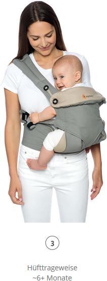 Immagine prodotto Ergobaby Portaoggetti 360 con inserto per neonati
