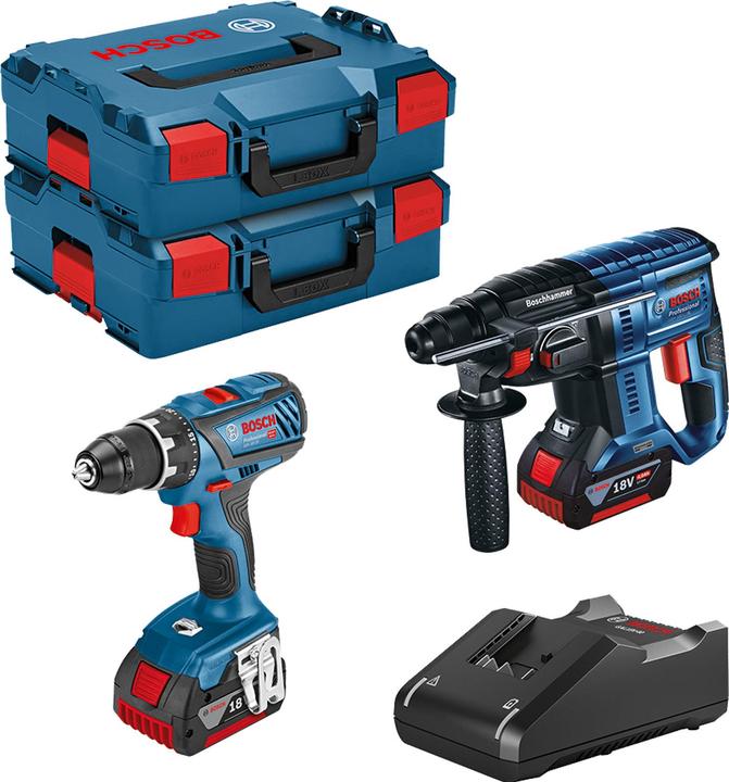 Bosch Professional GSR 18V-28 + GBH 18V-21 (2x4.0Ah. L (Akkubetrieb)
