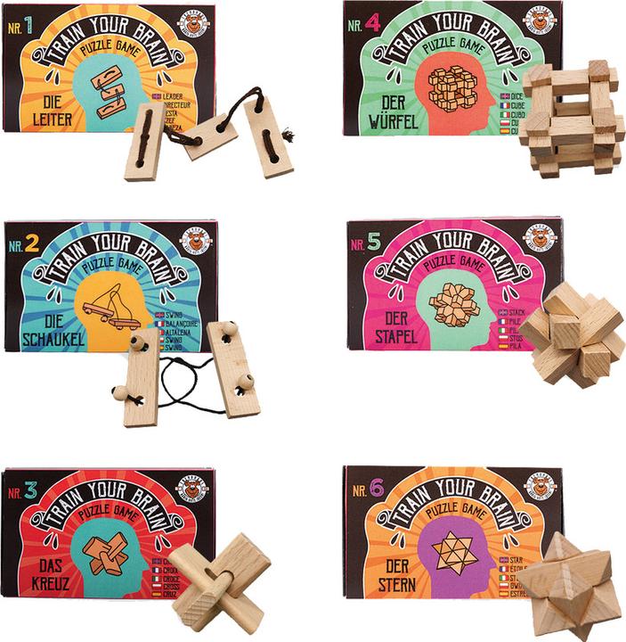 Actual product image Trendhaus Geduldsspiel Train your Brain (Multilingual)