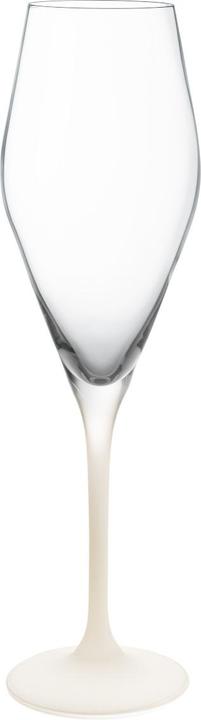 Actual product image Villeroy & Boch Champagne glass, set of 4 Manufacture Rock blanc (26 cl, 4 Glasses, Champagne glasses)