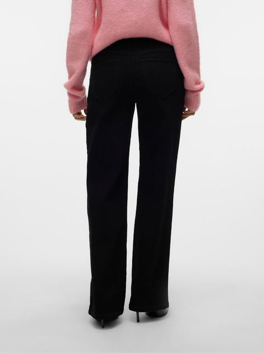 Actual product image Vero Moda VMELLY Mid Rise Weiter Beinschnitt Jeans Weit geschnitten (30)