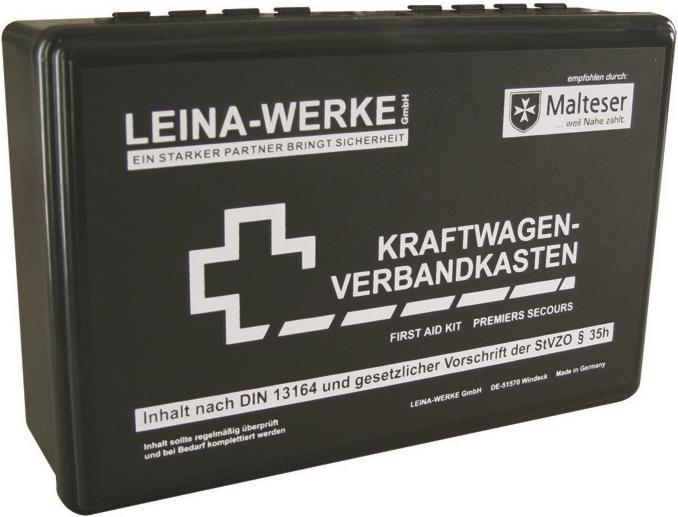 Actual product image Malteser First aid kit standard black (First aid box)