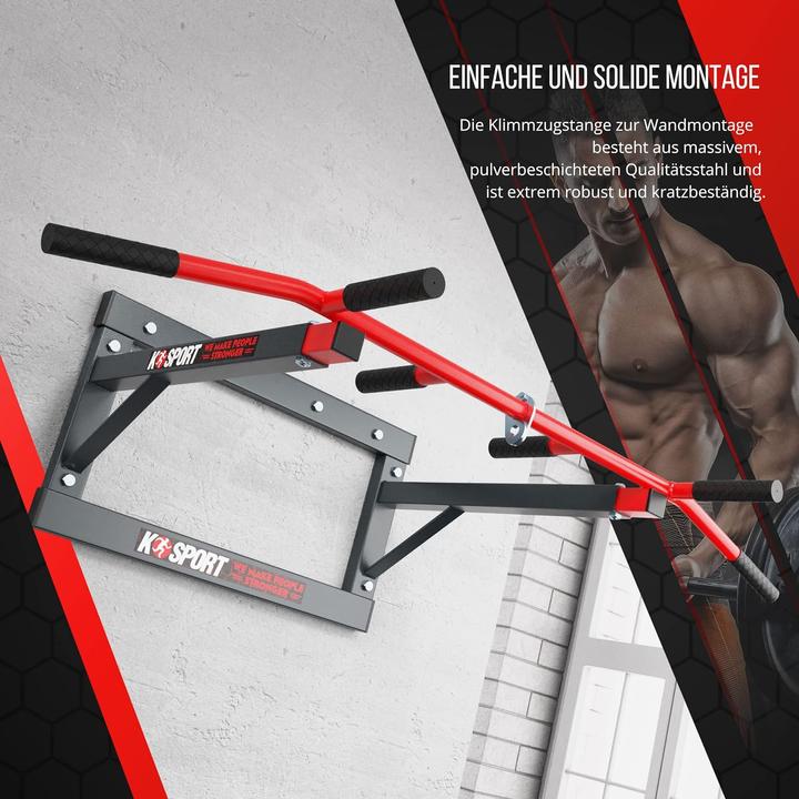 Immagine prodotto K-Sport Barra per trazioni con barra per trazioni, 3 impugnature