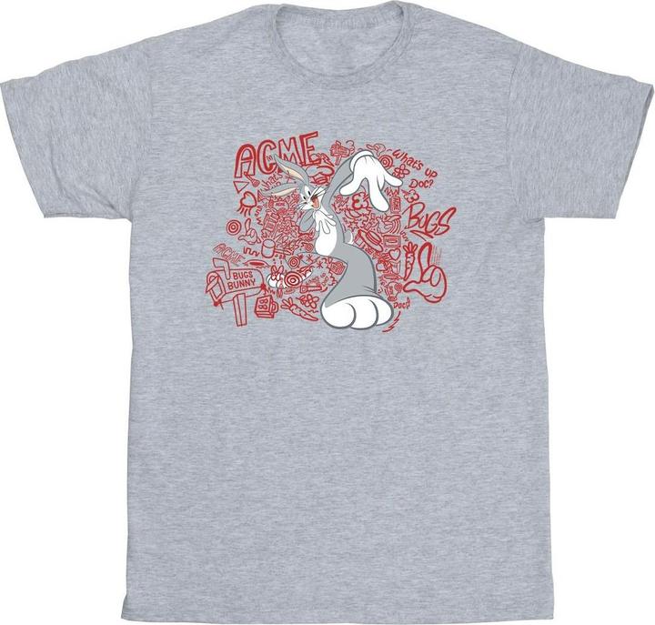 Immagine prodotto Looney Tunes ACME Doodles Bugs Bunny Maglietta Uomo (L)
