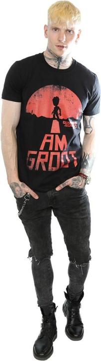 Image du produit - T-shirt GUARDIANS OF THE GALAXY AM GROOT RED - Homme (S)
