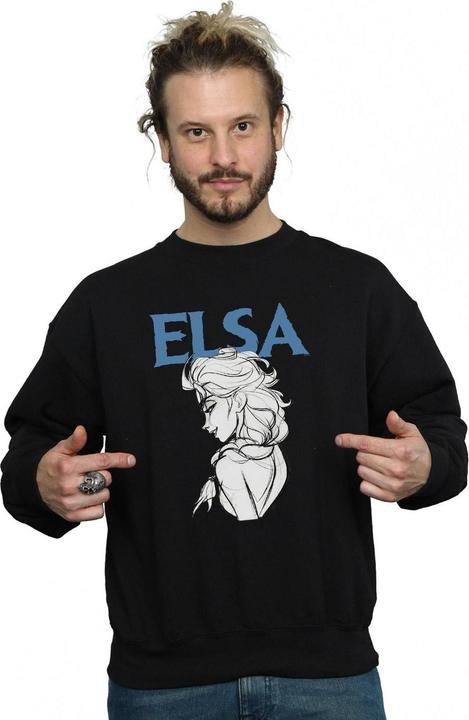 Immagine prodotto Disney Frozen Elsa Profile Sketch Felpa Uomo (M)