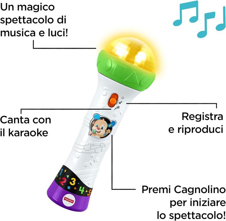 Image du produit Fisher-Price Laugh & Learn Rock & Record Microphone (Italien)