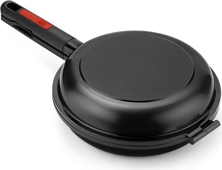 Immagine prodotto BRA Padella doppia (20 cm, Padella per friggere, Alluminio)
