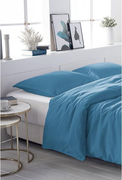 Image du produit Living Home Uni satin (Set de linge de lit, 200 x 210 cm, 65 x 65 cm)