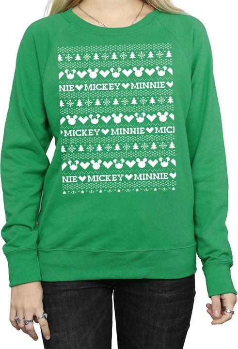 Produktbild Disney Mickey And Minnie Christmas Fair Isle Sweatshirt (XL)