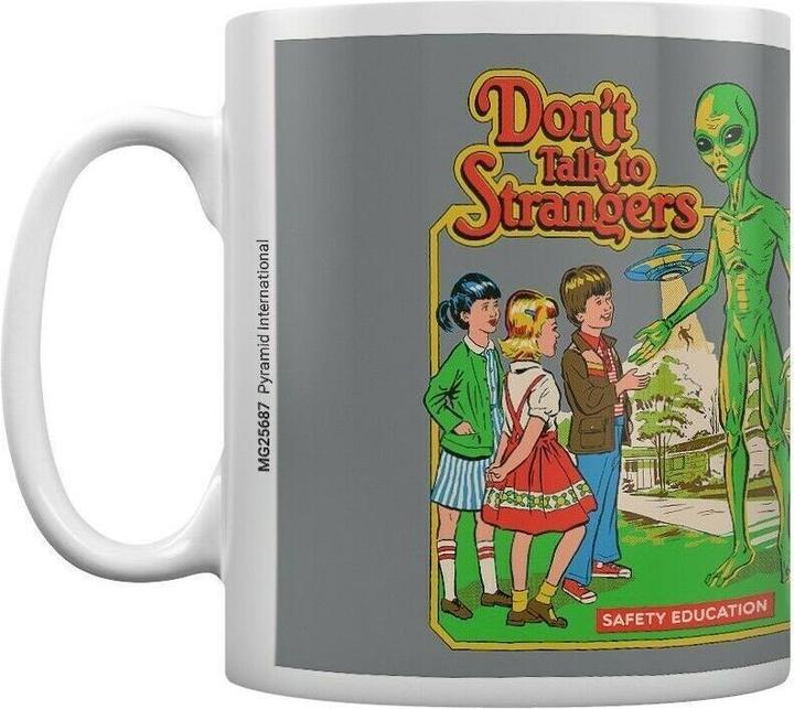Immagine prodotto Steven Rhodes Tazza da caffè Non parlare con gli sconosciuti (325 ml, 1 x)