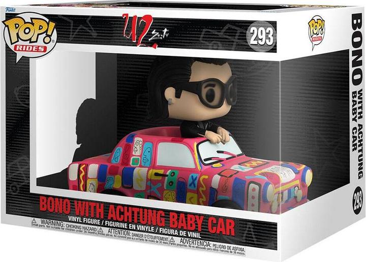 Immagine prodotto Funko Pop! Rides : U2 - Bono w/ Achtung Baby Trabant (293)