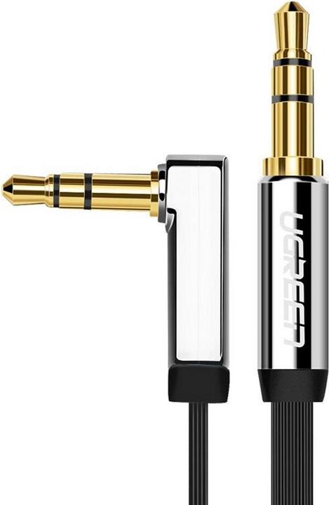 Immagine prodotto Ugreen Cuffie AUX audio a banda piatta angolate (3 m, Connettore da 3,5 mm (AUX))