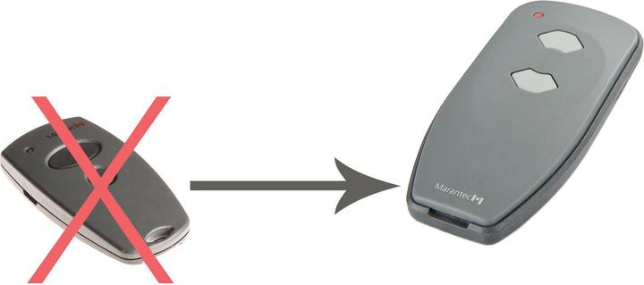 Actual product image Marantec Handheld transmitter Digital 382 (Handheld transmitter)