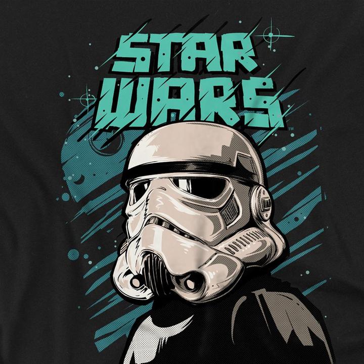 Actual product image Star Wars Unisex Adult Street Glare Stormtrooper T-Shirt (XXL)