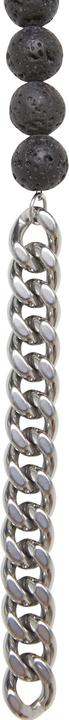 Actual product image Karl Kani KK Retro Kani Lavapearl Bracelet - 186101 (100% steel)