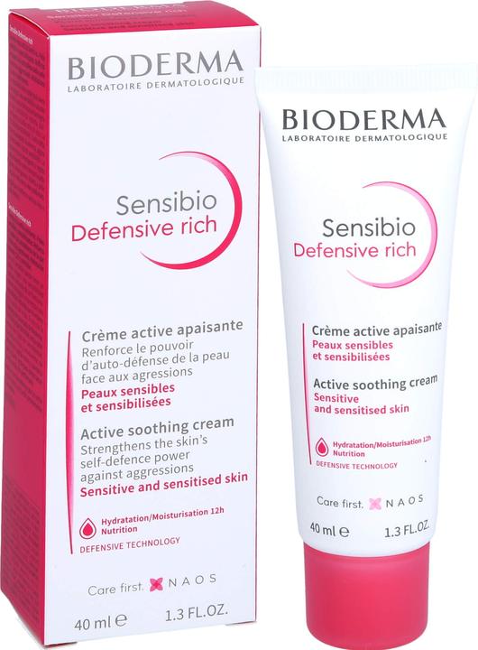 Actual product image Bioderma Sensibio Defensive Rich (40 ml, 24h cream)