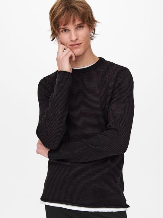 Produktbild Only & Sons Rundhalsausschnitt Strickpullover (L)