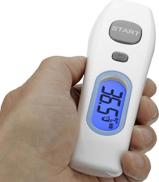Actual product image TFA Infrared clinical thermometer forehead thermometer (Forehead, Non-contact)