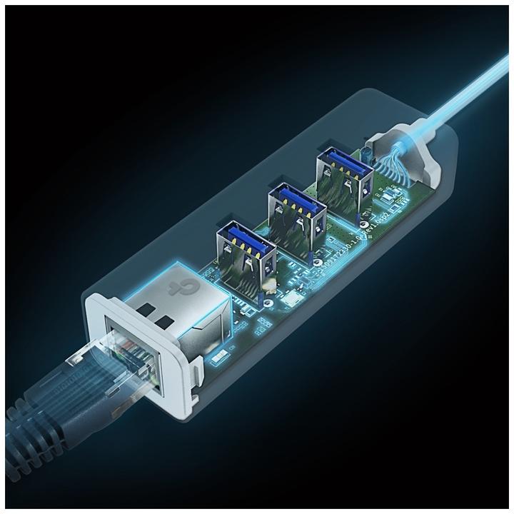 Actual product image TP-Link UE330C (USB 3.0, RJ45 Gigabit Ethernet (1x))
