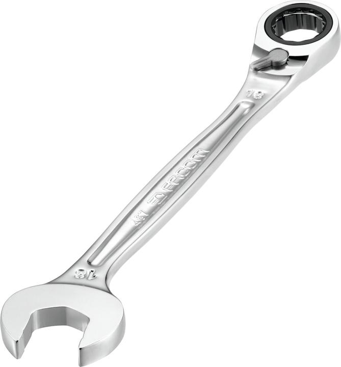 Immagine prodotto Facom Chiave a cricchetto con anello aperto da 34 mm, lunghezza 455 mm