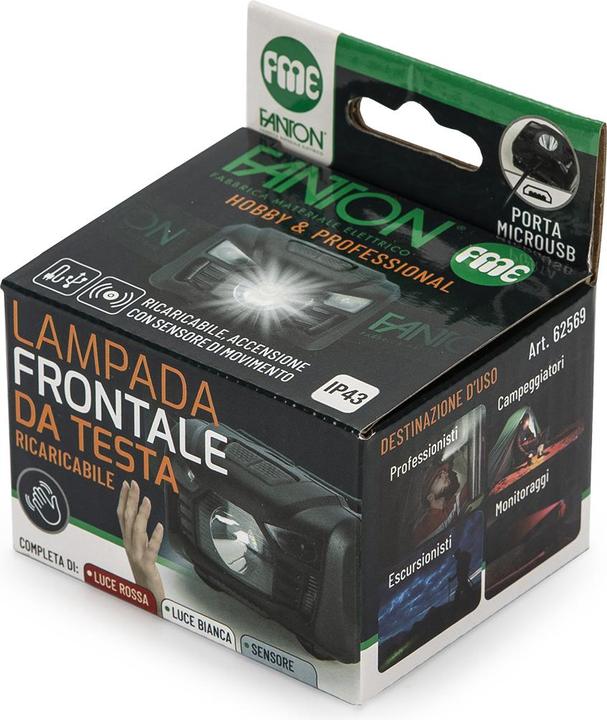 Produktbild Fanton 62569 Schwarze Taschenlampe (100 lm)