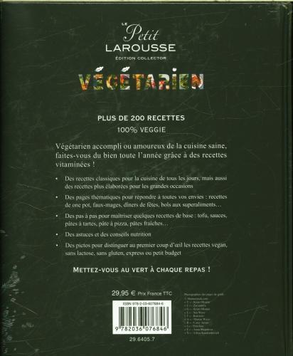 Immagine prodotto Larousse pratique Le petit Larousse végétarien (Francese, Collettività, 2024)