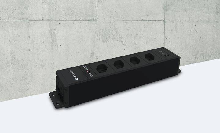 Produktbild IB Connect Steckdosenleiste Cubo 4x T13, USB A+C, Weiss (4 x, Typ 13, USB)