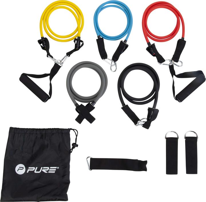 Pure2improve Multi-Funktionales Set (1.20 m, Extra Light, Easy, Medium, Strong, Extra strength)