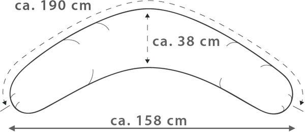 Produktbild Theraline Original ohne Bezug Dinkelspelz (190 cm)