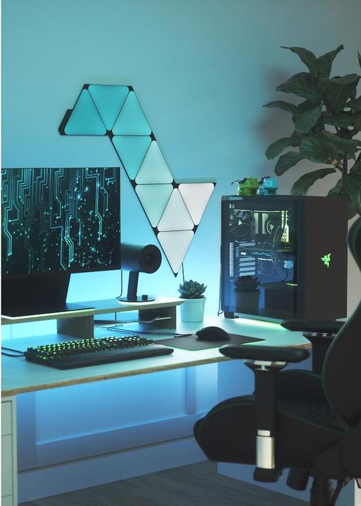 Actual product image Nanoleaf Shapes Ultra Black 9PK Starter (80 lm)
