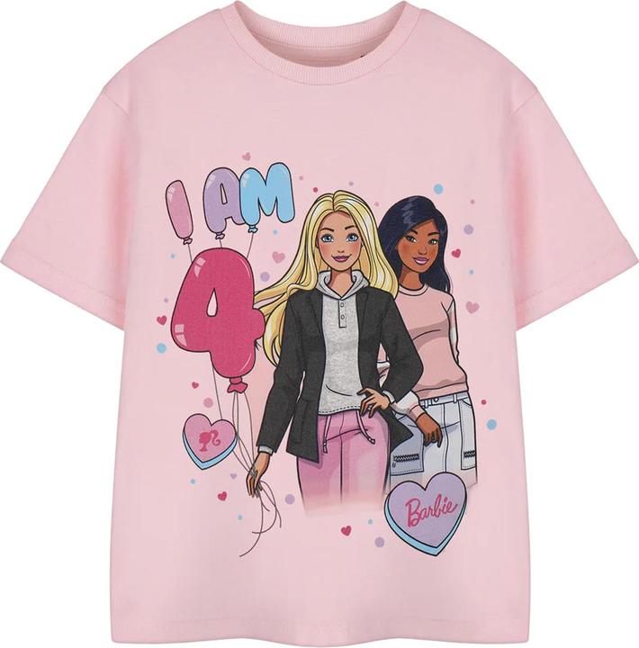 Produktbild Barbie TShirt Mädchen 4. Geburtstag kurzärmlig (116)