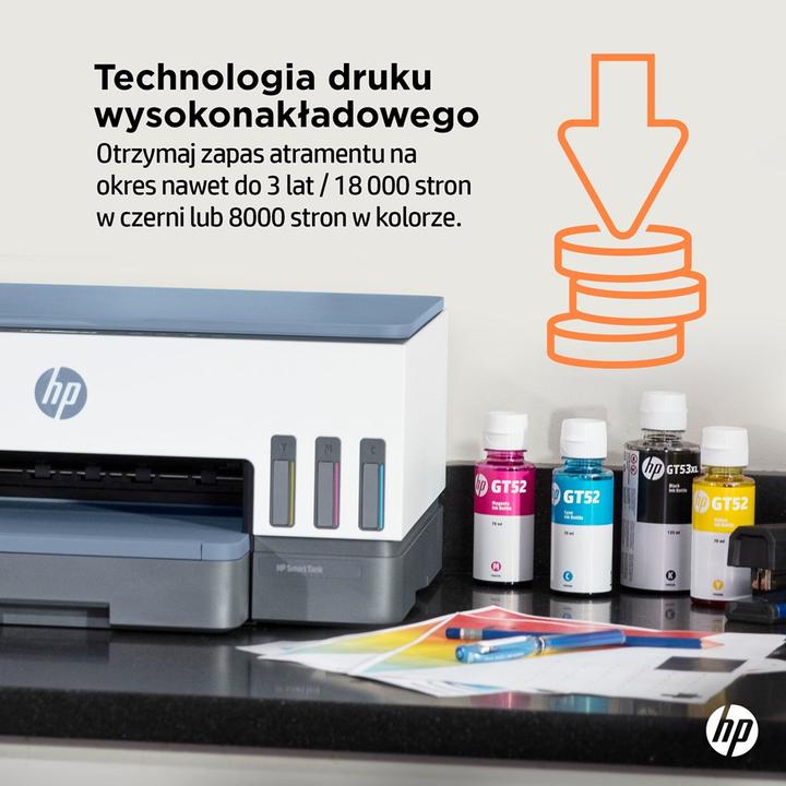 Image du produit HP 725 Thermal Inkjet DPI par minute WLAN (Thermodirecte, Couleur)