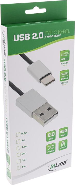 Actual product image InLine USB A - USB C (5 m, USB 2.0)