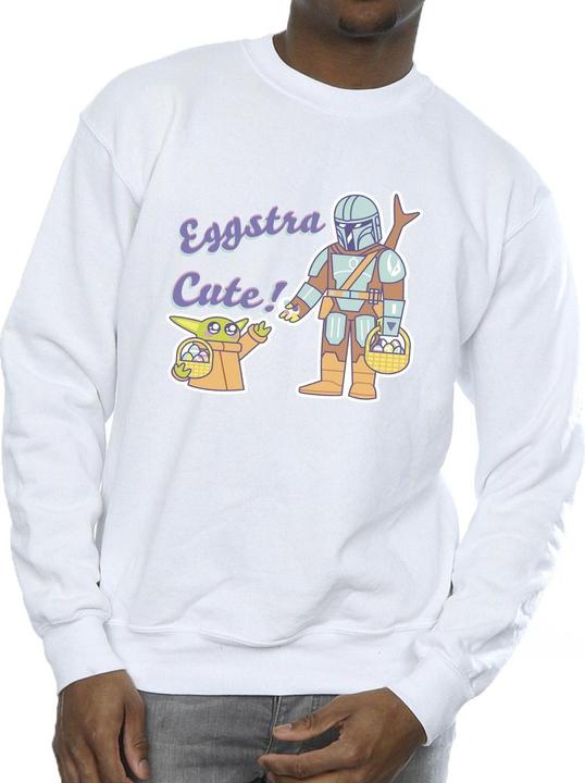 Immagine prodotto Star Wars The Mandalorian Eggstra Cute Grogu Felpa Uomo (XL)