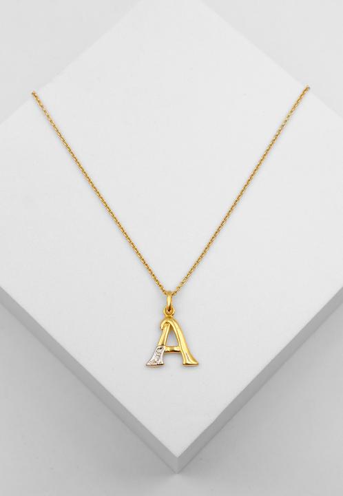 Produktbild Muau Buchstabe (750, Weissgold, 18K Gelbgold)