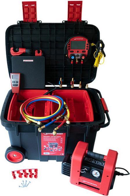 Produktbild Rothenberger Kälte/Klima-Komplettset ROCADDY 120 R32 DIGITAL bis 1 3/8 ″ 6-35 mm 230 / 50 V / Hz (1200 mm)