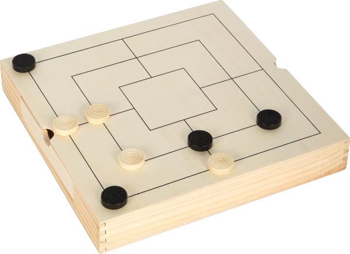 Actual product image small foot checkers, queens, mills