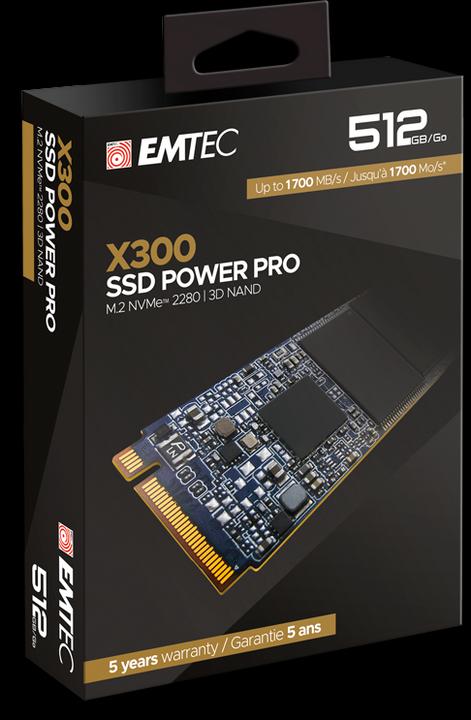 Produktbild Emtec Power Pro X300 (512 GB, M.2 2280)
