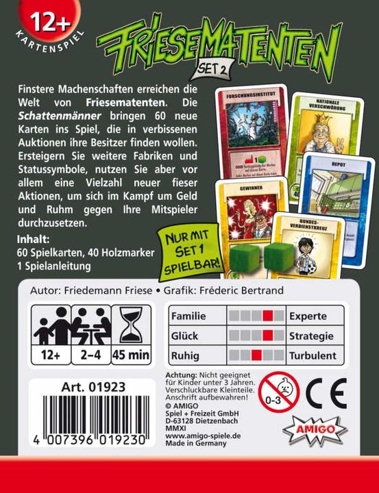 Actual product image Amigo Friesematenten Set 2 - The shadow men (German)