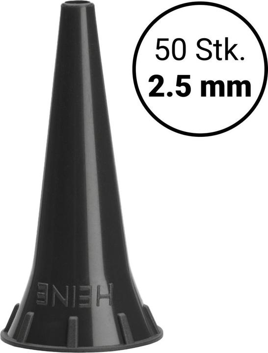 Heine AllSpec Einweg-Tips 2.5 mm - 50 Otoskoptrichter