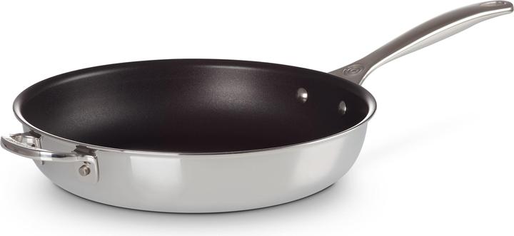 Immagine prodotto Le Creuset 3 strati più (28 cm, Padella per friggere, Acciaio inossidabile)