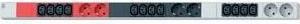 Produktbild Bachmann IT PDU ALU 0HE 12x C13 6x Schutzkontakt 3x 16A CEE rot