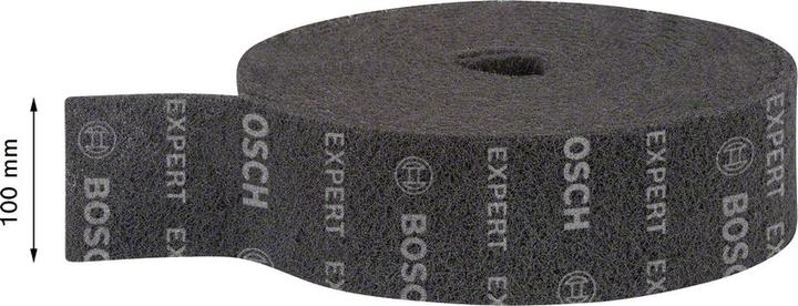 Produktbild Bosch Professional Zubehör EXPERT N880 Vliesrolle zum Handschleifen, 100 mm x 10 m, sehr fein A (Sehr fein)