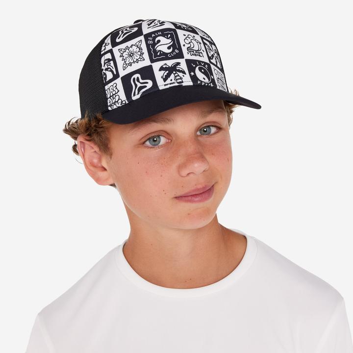 Produktbild Olaian Cap Kinder UV-Schutz Surfen Surfallday schwarz (53, 55, 56, 54 C)