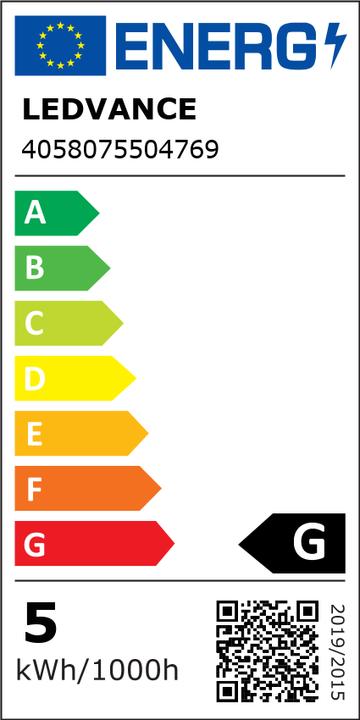 Energie-Label Ledvance LED Streifen Erweiterung (RGB, 500 cm, Outdoor)