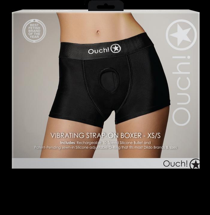 Productafbeelding Ouch! Vibrerende Strap-on Boxer - XS/S