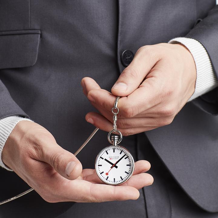 Produktbild Mondaine Taschenuhr (Analoguhr, Taschenuhr, Swiss Made, 43 mm)