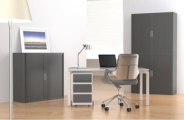 Immagine prodotto Paperflow Contenitore a rulli in plastica (39 x 43,5 x 64,5 cm)