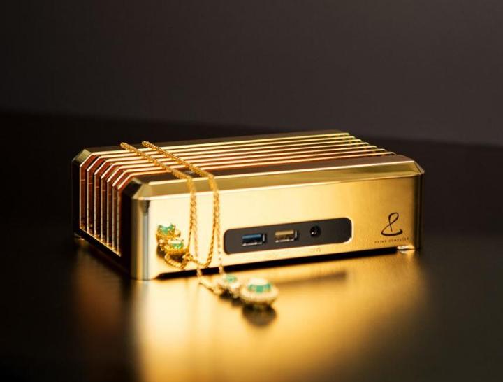Image du produit Prime Computer PrimeMini 3 - Édition Or (Intel Core i5-6260U, 32 Go, 2000 Go)